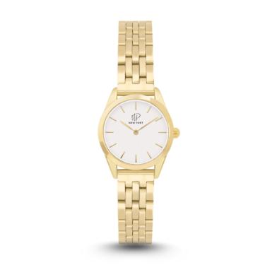 Imagem de Relógio Feminino Dourado Elegante Delicado Pequeno New Port