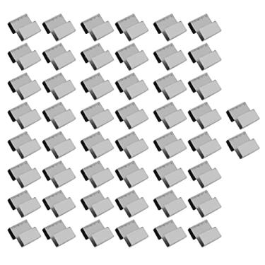 Imagem de 50 peças de aço inoxidável em forma de S clipes de janela de estufa grampos de fixação fácil instalação adequada para substituição de moldura de vidro e