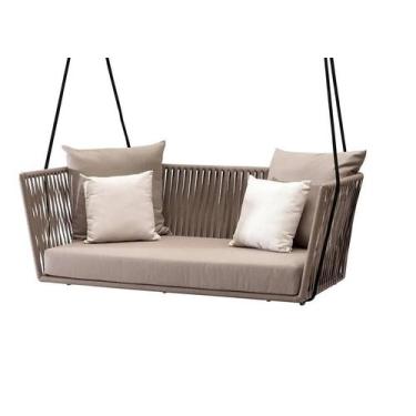 Imagem de Poltrona Balanço Suspenso De Teto Em Fibra Sintética Luxo - Sarah Móve