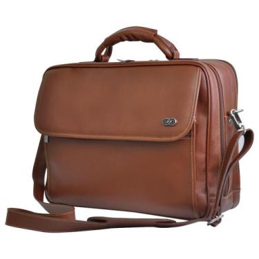 Imagem de Maleta Executiva ANTHONY em Couro Galvani, Pinhão