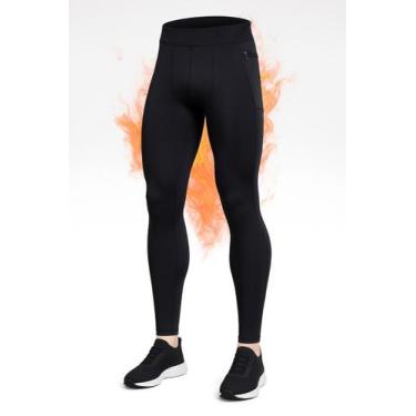 Imagem de Calça Térmica Masculina Inverno Flanelada Segunda Pele Frio - GOD TALE