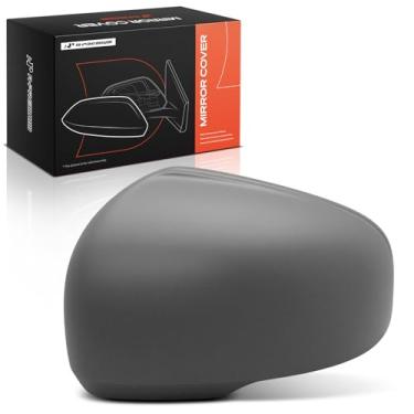 Imagem de A-Premium Tampa do espelho retrovisor do lado do motorista compatível com Volvo S60/V60 2019-2020, S90/V90 2017-2020 - cinza preparado, com furo de seta