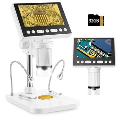 Imagem de eSynic Microscópio USB profissional para moedas