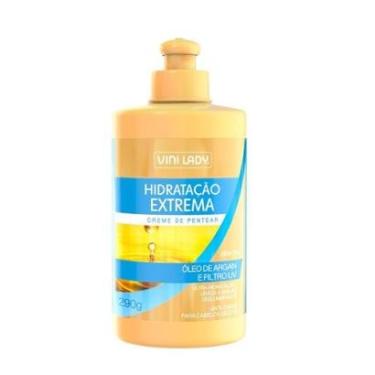 Imagem de Creme de Pentear Hidratação Extrema Óleo de Argan e Filtro UV 290g Vini Lady-Unissex