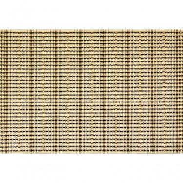 Imagem de Jogo Americano Textilene Tropical Listrado 45x30cm - Uzoo Servico Americano Textilene Tropical 45x30cm Marrom St613011