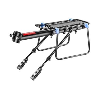 Imagem de YIJU Bagageiro traseiro para bicicleta com de liberação rápida, acessório ideal para camping e cicloturismo. Fácil de instalar e desmontável, em, Apenas Rack