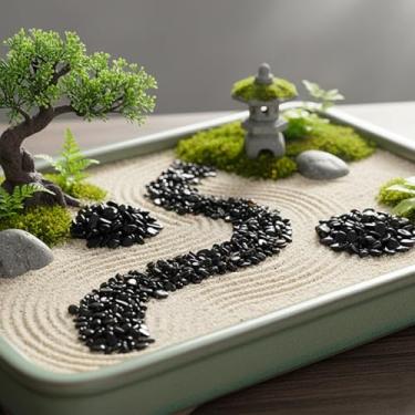 Imagem de Pedra de cristal - decoração de pedras de aquário, cascalho de peixe, lascas de pedra rolada para enchimento de vaso de paisagem, artesanato DIY, plantas de interior