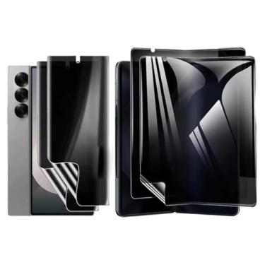 Imagem de YiiLoxo Película de privacidade para Samsung Galaxy Z Fold 7, [Anti-espião] Película de hidrogel macia de alta sensibilidade para Galaxy Z Fold7 [vidro não temperado]