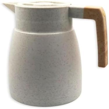 Imagem de Garrafa termica de aco inoxidavel com bebida quente ou fria, funcional