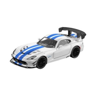 Imagem de Modelo De Carro Em Escala 1:24 Dodge Viper ACR Em Liga De Metal Com So