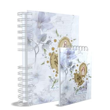 Imagem de Agenda Católica 2026 + Bloco de Anotações, Nossa Senhora das Graças, Rosa, Capa 4