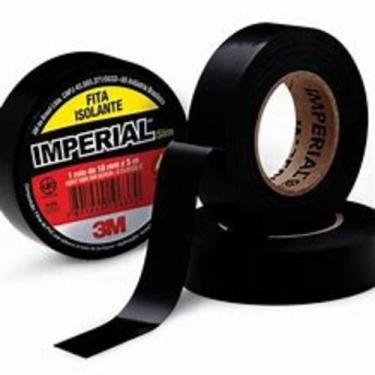 Imagem de Fita Isolante 18mmx20m 3M Imperial Isolação Fio Elétrica