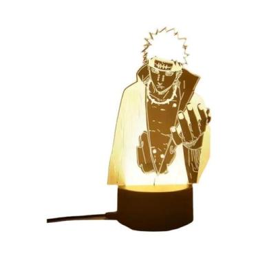 Imagem de Lâmpada Noturna 3D LED Uchiha Sasuke Obito Madara Gaara Naruto Figura 