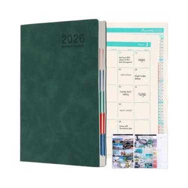 Imagem de Planejador Portátil A5 Diário Semanal Caderno Calendário Jornal 365 Di