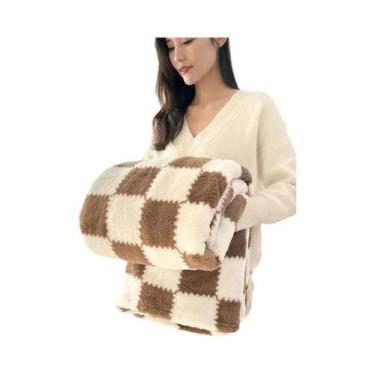 Imagem de Cobertor De Flanela Panda Rosa E Branco, Macio E Confortável Para Sofá