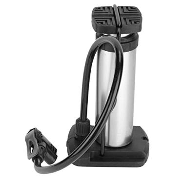 Imagem de Cryfokt Mini Bomba Portátil de pé de Bicicleta de Alta Pressão para Válvula de Ar Americana e Francesa, Corpo de Liga de Alumínio Durável para Todos Os Motociclistas, Design Antiderrapante para (#3)