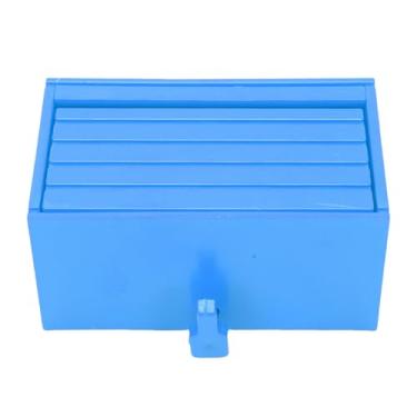 Imagem de GLOGLOW Material ABS de Decoração Diária, Fecho Magnético, Organizador de Montagem Em Parede para Entrada, Comporta de 4 a 6 Chaves, Porta-chaves de Garagem de Carro de 2 Pacotes, Nan (Azul)