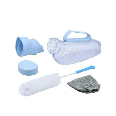 Imagem de Power Senior Mictório para homens - Alça portátil com estojo e escova facadas, frasco de xixi para homens, idosos, idosos