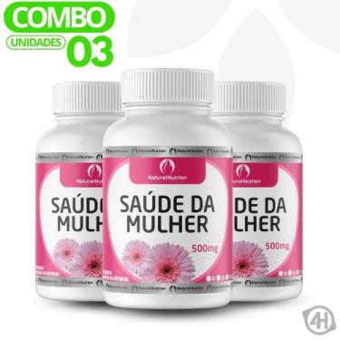 Imagem de Suplemento Vegano Saúde-da-Mulher 300cps de 500mg Cada - Natural Nutri