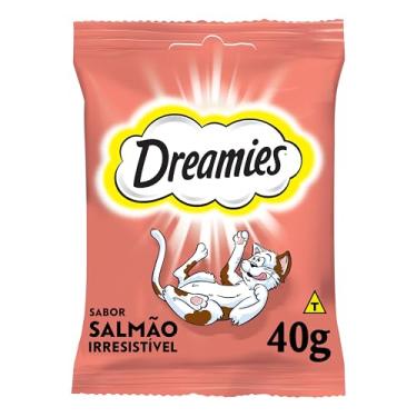 Imagem de Petisco Dreamies Salmão Irresistível Gatos Adultos 40g