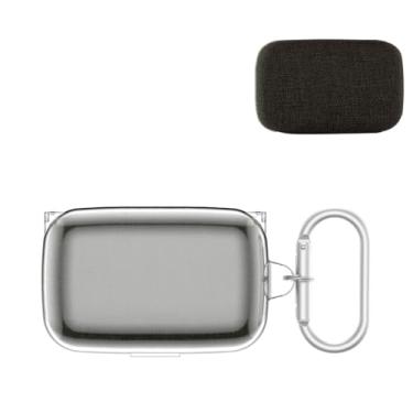 Imagem de Capa para Sennheiser Momentum True Wireles 4/3, capa protetora rígida com mosquetão, transparente