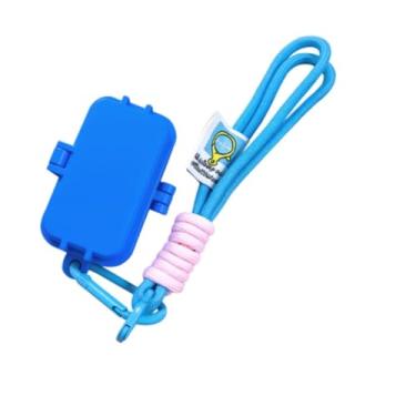 Imagem de Dynwave Estojo para giz de bilhar, porta-giz para taco de sinuca, portátil e compacto, ideal para iniciantes e entusiastas do esporte, Azul