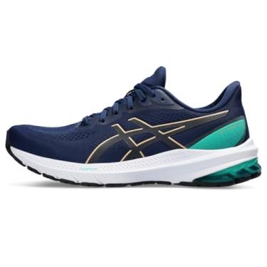 Imagem de ASICS Tênis de corrida feminino GT-2000 12, Expansão azul/champanhe, 35
