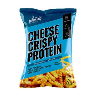 Imagem de Salgadinho Cheese Crispy Protein Snack Sabor Requeijão 50g Shark Pro