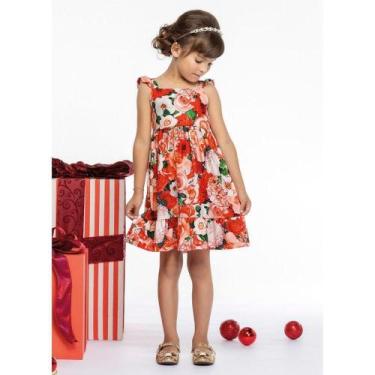 Imagem de Vestido Mundi Malha Estampa Personalizada Infantil