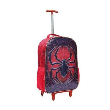 Imagem de Mochila De Rodinhas Escolar Grande Infantil Spider Meninos - Rocie, Ve