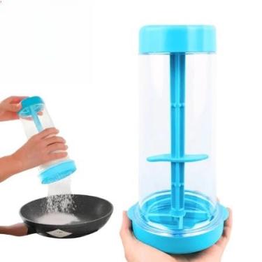Imagem de Tapioqueira Peneira e Armazena Polvilhador De Tapioca Armazen- Diversas Cores (Azul)