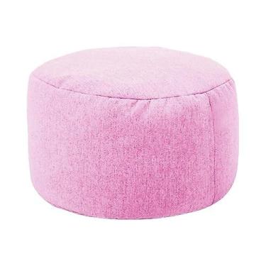 Imagem de Puff Redondo De Linho 30cm X 20cm OTAUTAU, Puff De Descanso, Puff Tata