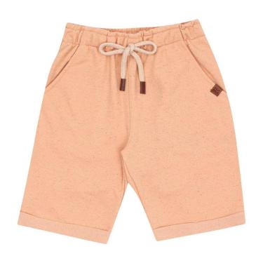 Imagem de Bermuda Laranja Infantil Pulla Bulla Menino - 53468-1292-Masculino