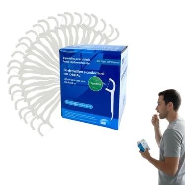 Imagem de Fio Dental Reposição Com Haste Descartável para Limpeza Profunda - Ergonômico e Prático
