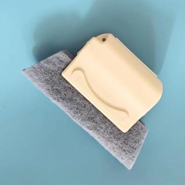 Imagem de Escova de limpeza para janela – pacote único, ferramenta de limpeza de lacunas para espaços estreitos (bege)