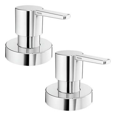 Imagem de Kit 2 Pc Acabamento Docol P/ Registro Deca 1.1/4 1.1/2 Gali