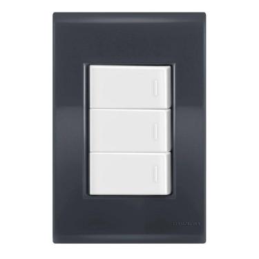 Imagem de 1 Simples + 2 Paralelos - Tramontina Liz Grafite / Branco