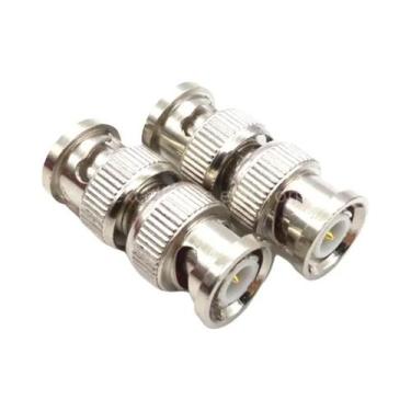 Imagem de Adaptador BNC RCA Macho Fêmea 10pcs Conector De Cabo Coaxial Conversor