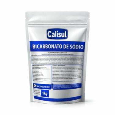 Imagem de Bicarbonato de Sódio 1kg Grau Alimentício (Baking Soda) Multiuso – Fermento para Bolos e Pães, Limpeza Pesada, Neutralizador de Odores, Lavanderia - Calisul