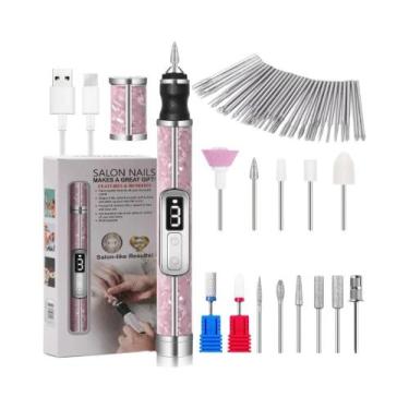 Imagem de Máquina De Furar Unhas Elétrica Profissional De Baixo Ruído Com Múltip