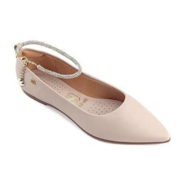 Imagem de SAPATILHA DE ABOTOAR BICO FINO SANTINELLI - 1600007-Feminino