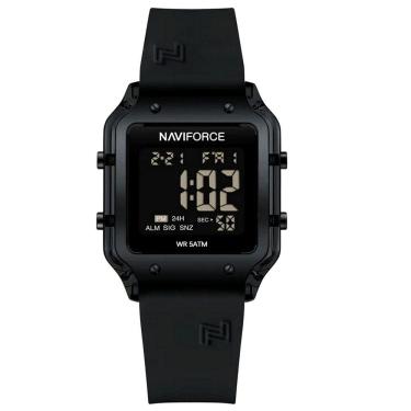 Imagem de Relógio Feminino Esportivo Multifuncional Digital 5atm A Prova D´agua Preto