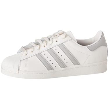 Imagem de adidas Originals Superstar Tênis masculino, Branco nuvem/cinza órbita/off-white, 6