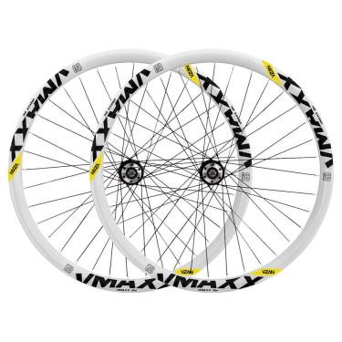 Imagem de Par Roda Aro 26 Vzan Vmaxx Neon Para Freio a Disco Cubo Rosca