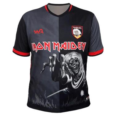 Imagem de Camiseta Wa Sport Masculino Iron Maiden Futebol Manga Curta-Masculino