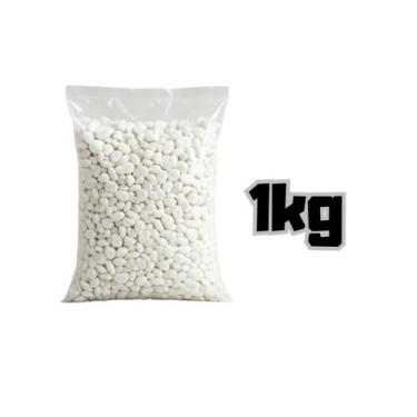 Imagem de Pedra Branca Jardim Pedrisco Granilha Decorativa Vasos de Planta Grafi