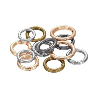 Imagem de Fivelas De Metal Em Forma De O Para Chaveiros, 5 Peças, Carabiner Para