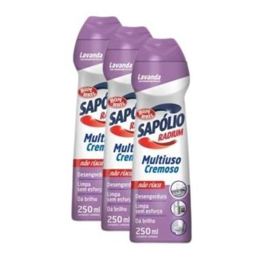 Imagem de Kit 3 Sapolio Radium Cremoso Lavanda Bombril 250Ml