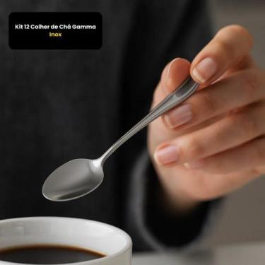 Imagem de Kit 12 Colher de Chá Gamma - Inox - XPERT