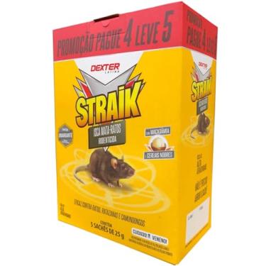 Imagem de Straik isca mata ratos - 5 saches